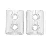 Paire de Points d'ancrage de voie en L, en alliage d'aluminium, Point d'ancrage carré pour avion, camping-car, Ambulances, Etc.
