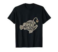 Paire de Poissons pêcheurs Deep Sea Love Dark T-Shirt