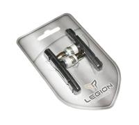 Paire de porte patins de freins VTT à tige Deporte legion silencieux - multi-ajustement P2R 70 mm Noir