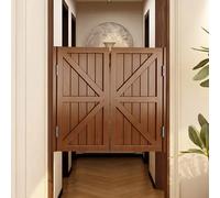 Paire de portes de café battantes en bois massif à fermeture automatique, portes de salon ouvertes bidirectionnelles, 88,9 cm de haut x 78,7 cm à 150 cm de large, idéales pour les intérieurs de bar et