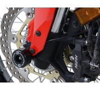 PAIRE DE PROTECTIONS D'AXE DE ROUE AVANT R&G POUR YAMAHA TRACER 7 / GT 2021-2022