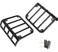 Paire de protections de lampes arrière pour Jeep Wrangler JK 2007-2017Black s'adapte