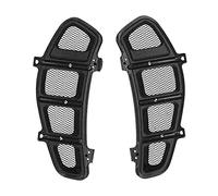 Paire de protections de radiateur de moto en alliage d'aluminium durable noir, couvercle de protection de radiateur pour GTS 250 300 2013 2020 24x8 cm