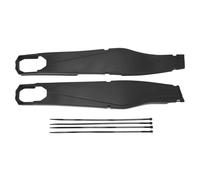 Paire de protections pour bras oscillant gauche et droite, protection pour le bras oscillant arrière pour EXC XCW 125-500 2012-2022, protection anti-poussière pour le bras (Noir givré)