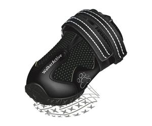 Paire de protège-pattes pour chien Trixie Walker Active Noir XL