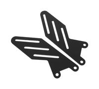 Paire De Protège-pieds Moto, 2 Pièces, Distance Des Trous, Repose-pieds Avant Gauche Et Droit, Protection Latérale