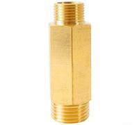 Paire de raccords de tuyau longs en laiton Gthread pour des solutions de connexion de canalisation sûres et durables (60 mm)