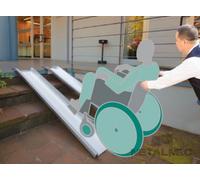 PAIRE DE RAMPES DE CHARGEMENT METALMEC 50X246X1500 AVEC BORDS - MM050B02515