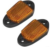 Paire de réflecteurs latéraux jaunes pour scooter Ninebot Max G2, feux de sécurité haute visibilité, accessoires en plastique résistant à l'abrasion, pour une installation facile du matériel de