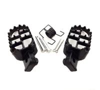 Paire de repose-pieds noirs en aluminium pour MX Racing Style Design Installation professionnelle pour TW200 pour PW50 PW80 CRF 50 70 80 100 XR50 XR70 Dirt Bikes
