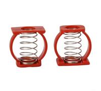 Paire de Ressorts en Acier pour Pliage pour brompton Paire de | Acier inoxydable pour robuste, plastique , installation pour rapide, compatibilité pour brompton, classique(red)