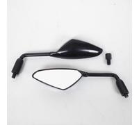 Paire De Rétroviseur Vicma Noir Brillant Avec Tige En M10 Pour Moto Scooter Neuf