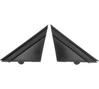 Paire de rétroviseurs de porte couverture du drapeau 1SH17KX7AA gauche droite décoration noire de remplacement pour Fiat 500 2012-2017