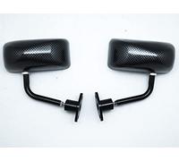Paire de rétroviseurs latéraux aspect carbone pour voiture/vélo F1