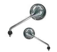 Paire de rétroviseurs pour Piaggio Liberty RST 125 2010 chromé FAR