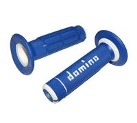 Paire de revêtements poignée Domino A020 Closed End Bleu 120 mm
