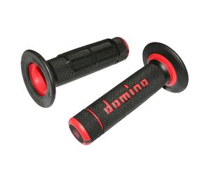 Paire de revêtements poignée Domino A020 Closed End Noir 120 mm