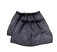 Paire de rideaux de voiture pare-soleil en maille 50 x 75 cm pliable et facile à transporter. 2. En raison de la différence de lumière et d'écran, conçu pour une utilisation durable avec une bonne