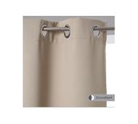 Atmosphera HomeMaison HM69120598D Paire de Rideaux Occultant Polyester Lin 135 x 240 cm