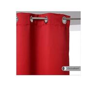 Paire de rideaux occultants coloris rouge 135x240cm