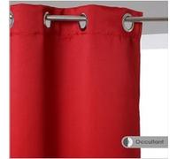 Paire de rideaux occultants coloris rouge 135x240cm Rouge G