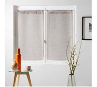 Paire de rideaux Voile 60x90cm Milza beige