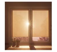 Paire de Rideaux Voile 70 x 200 cm Brise bise moutarde
