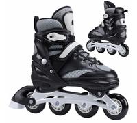 Navaris Paire de Roller - Patins à roulettes en Ligne Tailles Ajustables - Patins avec Roues alignées pour Filles garçons Hommes et Femmes