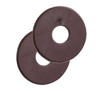 Paire de rondelles de mors pour cheval Kris Super Stretch Marron TU
