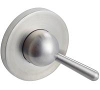 Paire de rosace condamnation à voyant inox pour OVALIS - VACHETTE - 080881