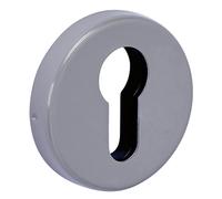 Paire de rosaces 6371 clé I chromé velour - VACHETTE - 051217