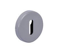 Paire de rosaces 6371 clé L chromé velour - VACHETTE - 051216