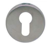 Paire de rosaces de fonction en inox 304 brossé - clé I EUROWALE