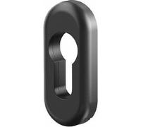 Écusson standard Assa Abloy Scoot 6430 clé I R9005M (paire) noir 29mm 2 pièces