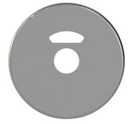 Vachette Rosaces rondes condamnation voyant – inox 304 brossé – Kinox et Linox