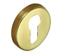 Paire de rosaces laiton clé L - VACHETTE - 042594