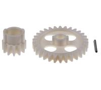 Paire de roue pour Essoreuse à Salade à dents Set 12/30 dents dents Largeur 14 mm essieu enregistrement 14 mm en plastique