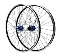 Paire de roues 26/27,5/29 pouces en alliage d'aluminium, jantes à double paroi, QR, paire de roues avant 2 arrière 4 roulements scellés, freins à disque pour cassette 8-12 vitesses (C 26 pouces)