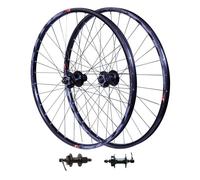 Paire Roues 29" VTT Jante ALU KLIXX TUBELESS Ready Noir Frein Disque 6T Shimano DEORE M475 Blocage Rapide Cassette 8/9/10V