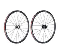 Paire de roues a disques center lock a pneus Vision TC30 TL XDR Noir