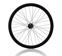 Paire De Roues À Pignon Fixe 700C 17dents 32 Rayons Frein V-Brake 100mm/120mm Roues De Vélo De Piste Vélos À Vitesse Unique Fixie Roue Avant Et Arrière pour 23C(40mm,Front)