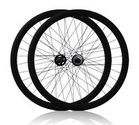 Paire De Roues À Pignon Fixe 700C 17dents 32 Rayons Frein V-Brake 100mm/120mm Roues De Vélo De Piste Vélos À Vitesse Unique Fixie Roue Avant Et Arrière pour 23C(40mm,Front+Rear)