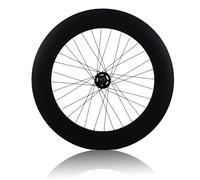 Paire De Roues À Pignon Fixe 700C 17dents 32 Rayons Frein V-Brake 100mm/120mm Roues De Vélo De Piste Vélos À Vitesse Unique Fixie Roue Avant Et Arrière pour 23C(90mm,Front)