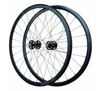 Paire De Roues À Pignon Fixe 700C Boulonnées, Axe Solide 9.5x100mm/120mm, Filetage À Bascule (Roue Libre Et Fixe), Roues Avant Et Arrière De Course À Vitesse Unique pour Vélo De Piste(Black)