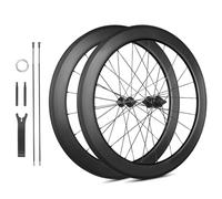 Paire De Roues À Pignon Fixe 700C Frein V-Brake 100mm/120mm Moyeux 20/24H Roues De Vélo De Piste Vélos À Vitesse Unique Fixie Roue Avant Et Arrière pour 25C/28C/32C(50mm)