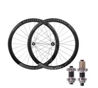 Paire De Roues Avant Et Arrière for Vélo Route/Gravel, Jantes en Alliage D'aluminium 700C, Axe Traversant Double Paroi 45 Mm, Cassette 12 X 100/12, Moyeux 142, Freins(Plata,700C Gray)