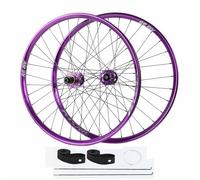 Paire De Roues Boost À axe Traversant 15 * 110/12 * 148mm Roue Avant Et Arrière De VTT XC/DH 26/27.5/29 Pouces Jantes Double Couche, Freins À Disque, 7-12 Vitesses(Purple,29")