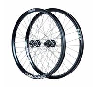 Paire De Roues Boost De VTT XC/DH 26" 27,5" 29", Axe Traversant 15 * 110/12 * 148mm, Jantes en Alliage D'aluminium, Pneus 1.95-3.0", Freins À Disque Roues Avant Et Arrière, 7-12 Vitesses(Black,26")