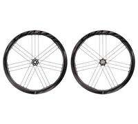 Paire de roues campagnolo shamal dual profile 700 mm 12x100 12x142 mm center lock