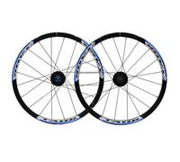 Paire de Roues de Frein à Disque 406 20" pour vélos pliants/Montagne BMX | Cassette 7 8 9 vitesses, roues avant et arrière 100/135mm QR, moyeux à billes libres, A/V